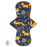 Forest Fox Print Cloth Sanitary Pad | Made in the U.K by Lady Days™