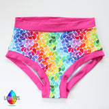 Rainbow Drop Print Period Pants | Made in the U.K by Lady Days™