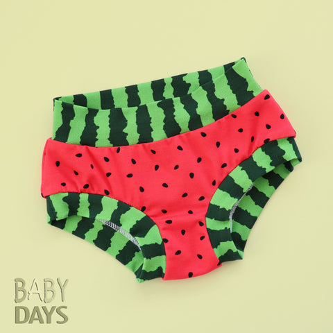 Watermelon Kids Unisex Scrundies Underwear | Hand Made in the U.K by Lady Days