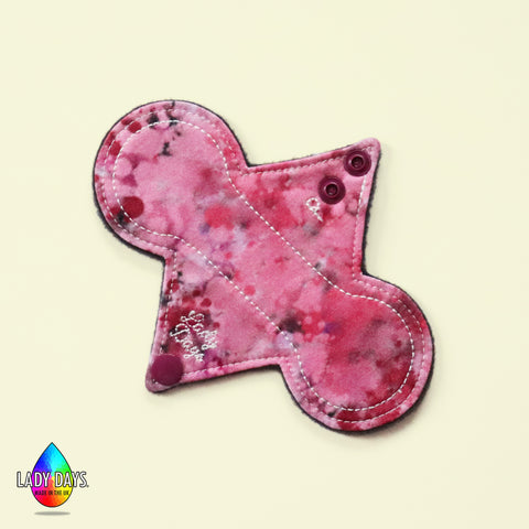 Blood Splatter Print 6" Reusable Cloth Panty Liner | Made in the U.K by Lady Days™