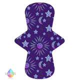 LADY DAYS REUSABLE CLOTH MENSTRUAL PAD CUSTOM MADE IN MOON AND STARS PRINT