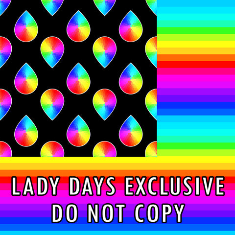 Lady Days Rainbow Blood Drop - Lady Days Cloth Pads