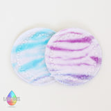 Hand Dyed Bamboo Velour Reusable Breast Pads