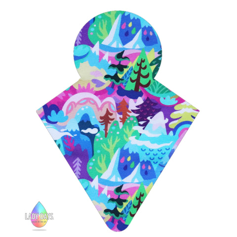 Sugar Mountain Print Cloth Sanitary Pad | Made in the U.K by Lady Days™ THONG PAD