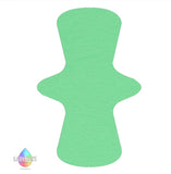 lady days cloth pads custom order cloth pads in organic light lime lithe