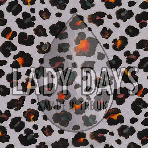 Organic Grey Animal Print Scrundies Pants | Made in the U.K by Lady Days™