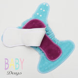 Baby Days One Size Hybrid Cloth Nappy - Lady Days Cloth Pads
