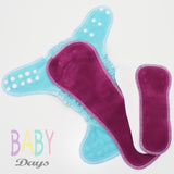 Baby Days One Size Hybrid Cloth Nappy - Lady Days Cloth Pads