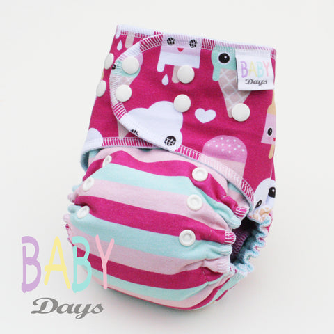 Baby Days One Size Hybrid Cloth Nappy - Lady Days Cloth Pads