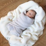 Muslin Blanket - Silver Grey - Lady Days Cloth Pads