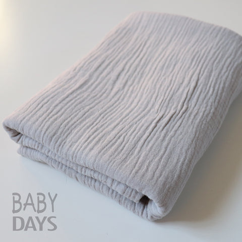 Muslin Blanket - Silver Grey - Lady Days Cloth Pads