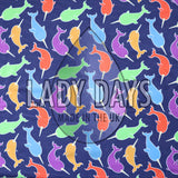Narwhals Print Reusable Cloth Sanitary Pad | Made in the U.K by Lady Days