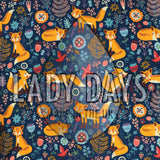Forest Fox Print Cloth Sanitary Pad | Made in the U.K by Lady Days™