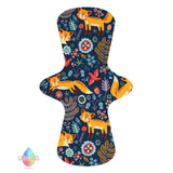 Forest Fox Print Cloth Sanitary Pad | Made in the U.K by Lady Days™