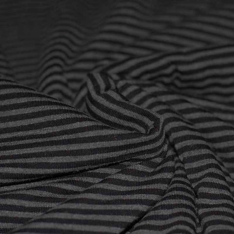 Basics - Grey/Black Stripes - Lady Days Cloth Pads