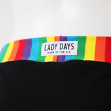 LADY DAYS PERIOD PANTS - RAINBOW BANDS - Lady Days Cloth Pads