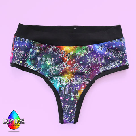 *SECONDS* LADY DAYS HIGH WAISTED THONG PERIOD PANTS - SMALL
