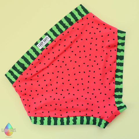 Watermelon Print Scrundies Pants | Made in the U.K by Lady Days