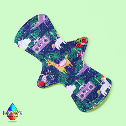 Christmas Theme Regular Reusable Cloth Menstrual Pad | Made in the U.K by Lady Days™