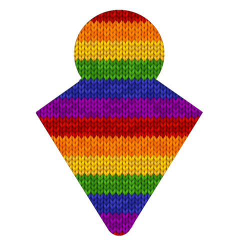 LADY DAYS CLOTH PADS CUSTOM MADE PADS KNIT THE RAINBOW THONG