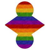 LADY DAYS CLOTH PADS CUSTOM MADE PADS KNIT THE RAINBOW LITE