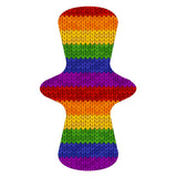LADY DAYS CLOTH PADS CUSTOM MADE PADS KNIT THE RAINBOW LITHE