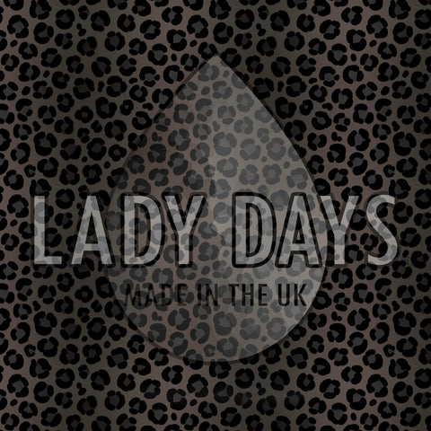 LADY DAYS CLOTH PADS PERIOD PANTS IN DARK LEAOPARD PRINT