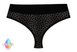 LADY DAYS CLOTH PADS SCRUNDIES PANTS - DARK LEOPARD PRINT