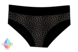 LADY DAYS CLOTH PADS SCRUNDIES PANTS - DARK LEOPARD PRINT