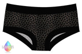 LADY DAYS CLOTH PADS SCRUNDIES PANTS - DARK LEOPARD PRINT