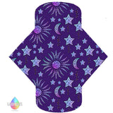 LADY DAYS REUSABLE CLOTH MENSTRUAL PAD CUSTOM MADE IN MOON AND STARS PRINT