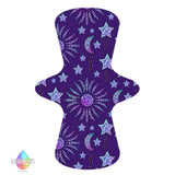 LADY DAYS REUSABLE CLOTH MENSTRUAL PAD CUSTOM MADE IN MOON AND STARS PRINT