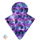 LADY DAYS REUSABLE CLOTH MENSTRUAL PAD CUSTOM MADE IN MYSTIC CUBES PRINT