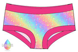 LADY DAYS CLOTH PADS SCRUNDIES PANTS - rainbow stars