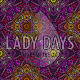 LADY DAYS CLOTH PADS PERIOD PANTS IN DARK SUNSET MANDALA