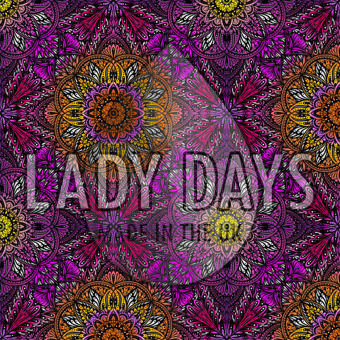 LADY DAYS CLOTH PADS PERIOD PANTS IN DARK SUNSET MANDALA