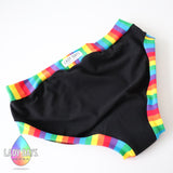 LADY DAYS PERIOD PANTS - RAINBOW BANDS - Lady Days Cloth Pads