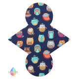 Made to Order Owl Print Reusable Cloth Sanitary Pad | Made in the U.K by Lady Days