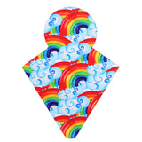 Custom Order - Diagonal Rainbow Clouds - Lady Days Cloth Pads