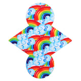 Custom Order - Diagonal Rainbow Clouds - Lady Days Cloth Pads