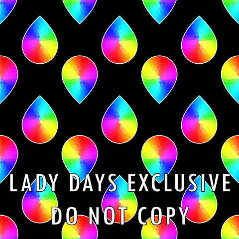 Custom Order - Lady Days Rainbow Blood Drop - Lady Days Cloth Pads