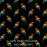 Rainbow Parrot - Lady Days Cloth Pads
