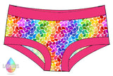 Rainbow Drop Print Period Pants | Made in the U.K by Lady Days™