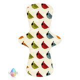 Cardinal Bird Print Cloth Sanitary Pad | Made in the U.K by Lady Days™