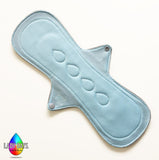 Blue 14" Reusable Incontinence Cloth Pad | Made in the U.K by Lady Days™
