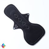 Black 16" Reusable Incontinence Cloth Pad | Made in the U.K by Lady Days™