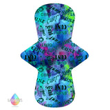 lady days reusable cloth pads custom made in cunt fabric print