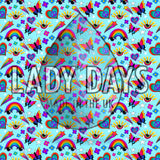 lady days reusable cloth pad custom made in positivity cloud print