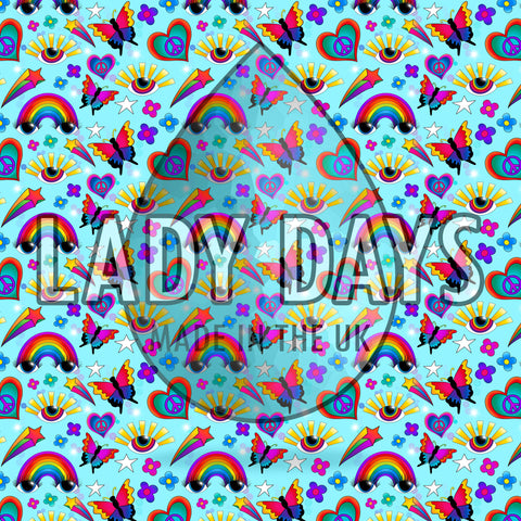 lady days reusable cloth pad custom made in positivity cloud print