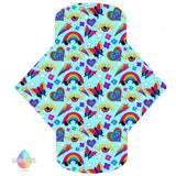 lady days reusable cloth pad custom made in positivity cloud print